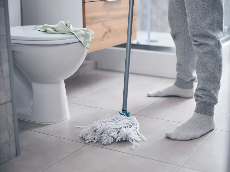 排水溝がない時のお掃除