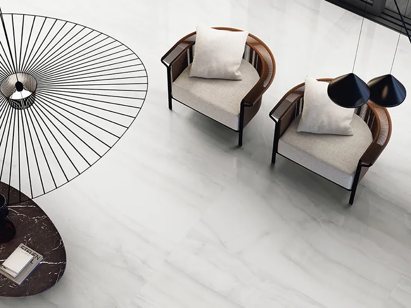 白い床タイルアコヤ