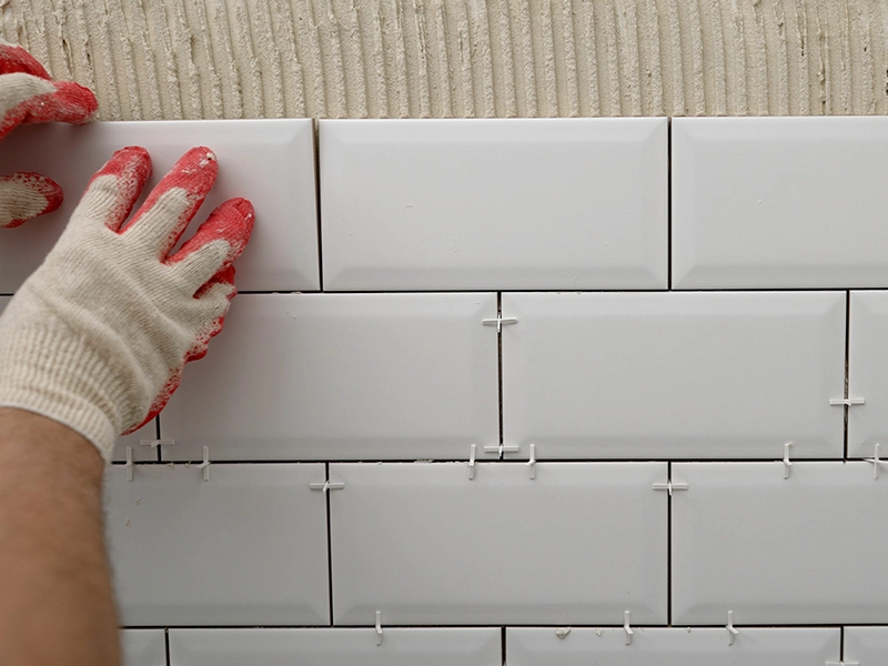 タイル張りに使うタイルスペーサー