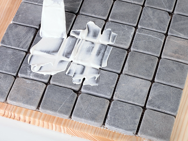 タイル目地の充填