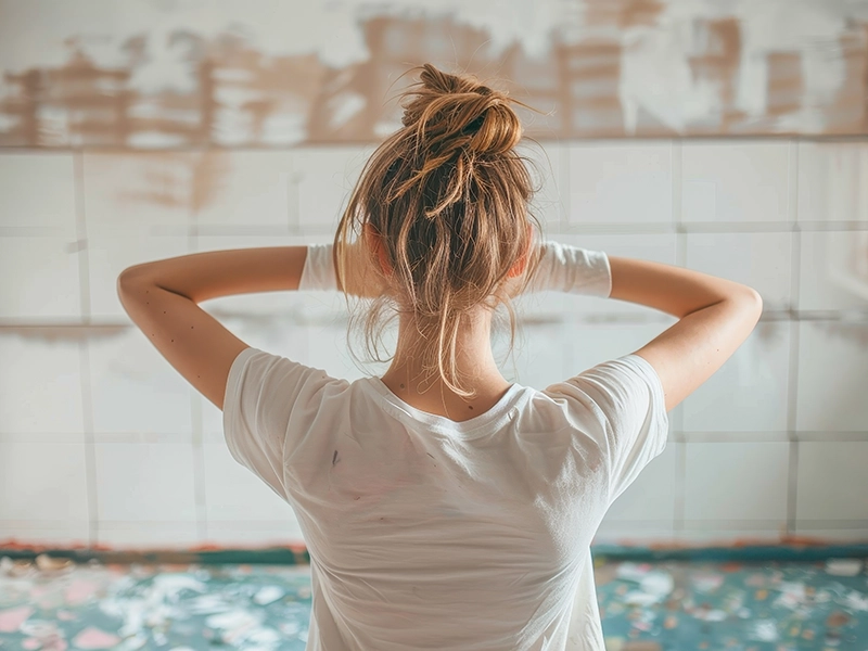 タイル測定位置決め