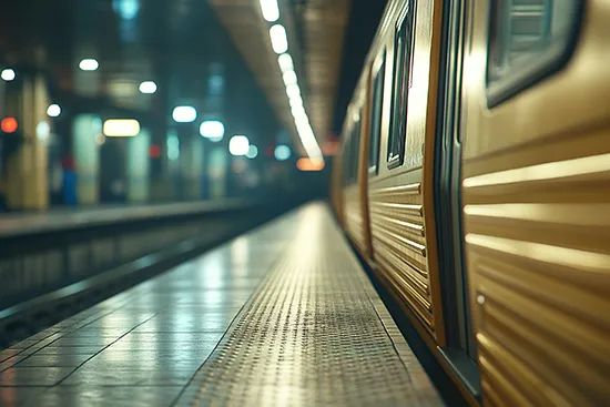 地下鉄の写真
