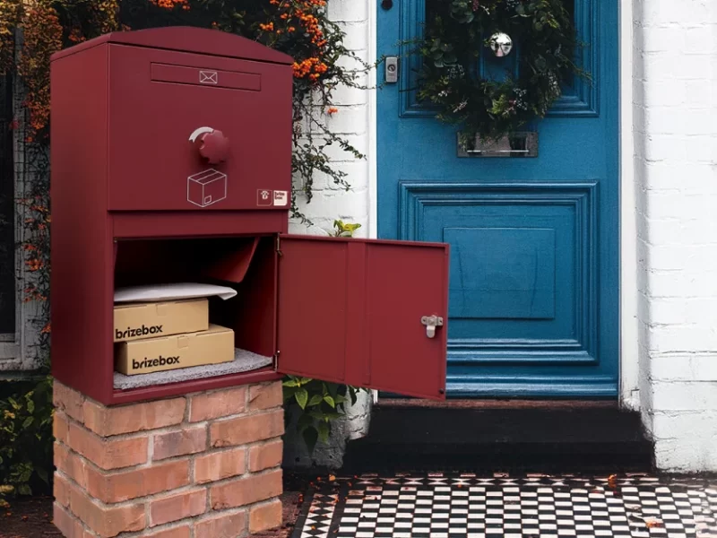 おしゃれな宅配ボックス、ブライズボックスは何度でも受け取れる複数受け取りOKがわかる画像